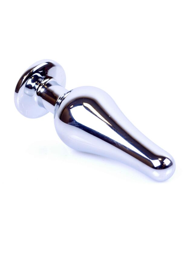 Анальна пробка - Jewellery Silver Long Plug Pink