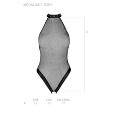 Passion MOONLIGHT BODY - Эротический боди в сетку, S/M (черный)