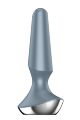 Анальная пробка с функцией управления смартфоном SATISFYER PLUG-ILICIOUS 2 ICE BLUE