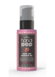 Вкусный гель для изысканных мануальных и оральных ласк Sensuva - Handipop Strawberry (59 мл)