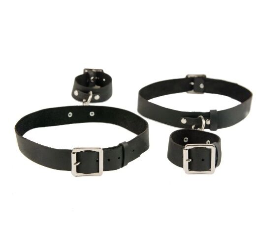 Пояски на ножку с наручниками модель "Fet15"Black