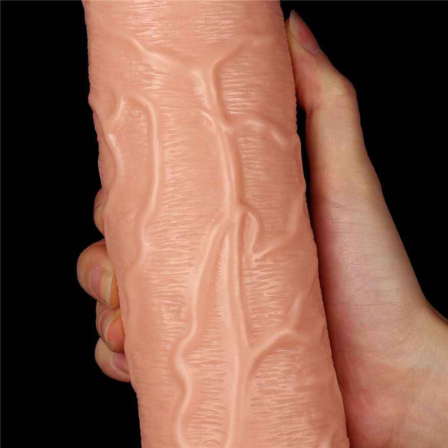 Реалістичний фалоімітатор значного розміру King-Sized Realistic Long Dildo 11" Flesh