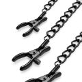Зажимы для сосков и клитора Bedroom Fantasies: Nipple &amp; Clitoral Clamps, черные