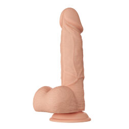 Фалоімітатор з пружною мошонкою Beautiful Encounter Bahamut Dildo Flesh