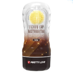 Мастурбатор - Pretty Love Vacuum Cup Masturbator Stellar Yellow
