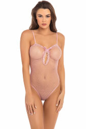 Боді в сітку UNDONE SEE THROUGH BODYSUIT PINK, OS