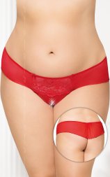 Жіночі стрінги - G-string 2433, red - 3XL