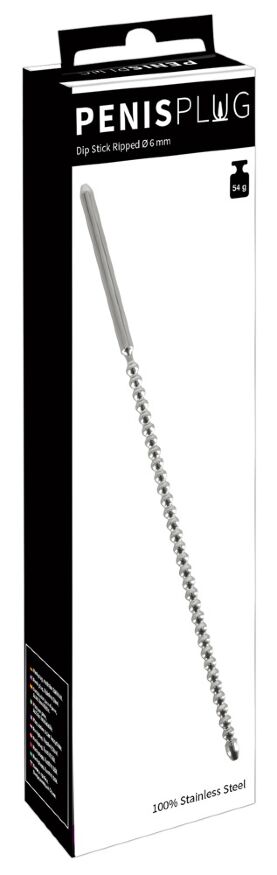 Уретральний стимулятор - Dip Stick Ripped 6MM