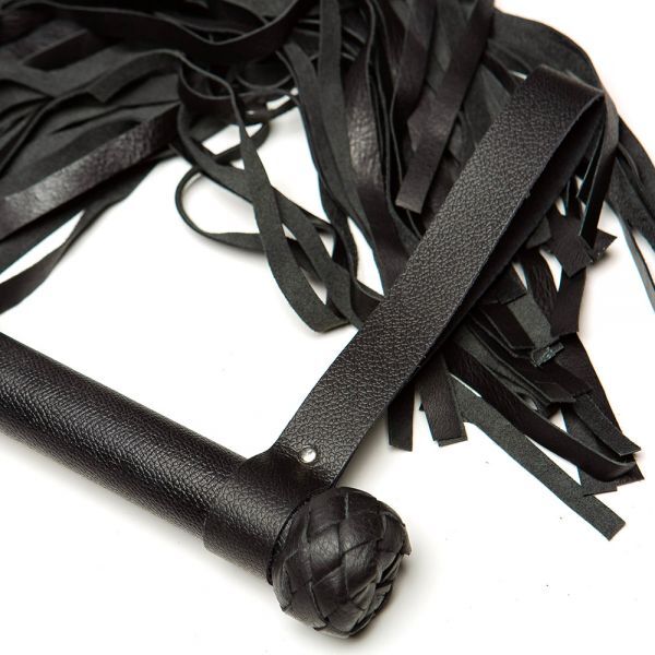 Плетка Leather Turkish Head Knot, Black