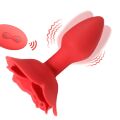 Анальна пробка з обертанням - Rose Rotating Anal Plug