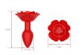 Анальна пробка з обертанням - Rose Rotating Anal Plug