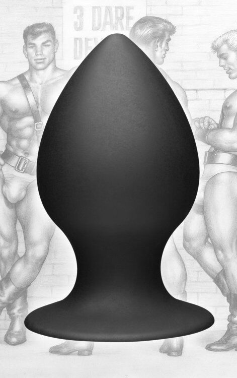 Анальная пробка с присоской Tom of Finland XL Silicone Anal Plug, 12,7х7 см