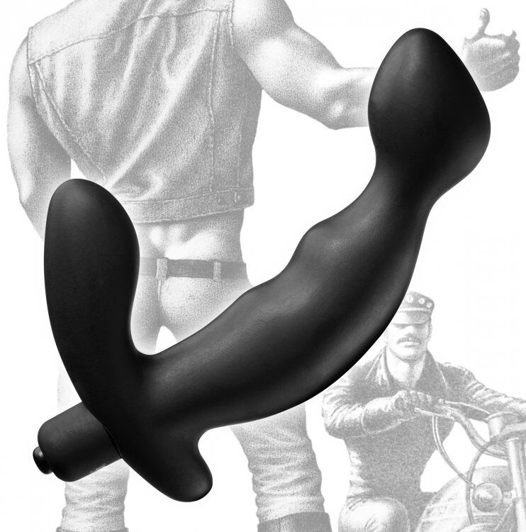 Массажер простаты Tom of Finland Silicone P-Spot Vibe, 12х3 см