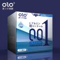 Латексные ультратонкие гладкие презервативы OLO - ZERO 001 Blue, 10 шт