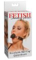 БДСМ - кляп у формі гладкої гумової кульки FFS Breathable Ball Gag Black