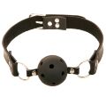 БДСМ - кляп у формі гладкої гумової кульки FFS Breathable Ball Gag Black