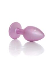 Анальна пробка - Jewellery Pearl Pink Plug Clear S