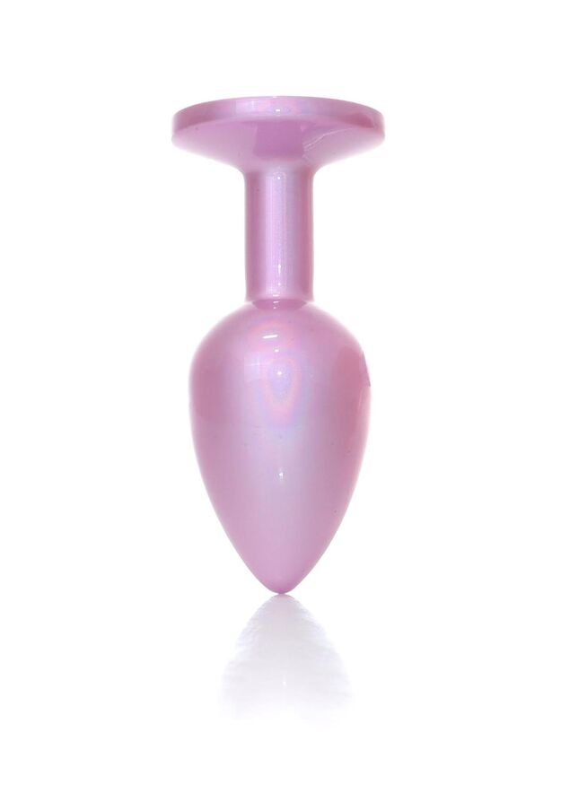 Анальна пробка - Jewellery Pearl Pink Plug Clear S