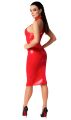 Платье Noir Handmade F354 Red powerwetlook dress - S
