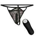 Вібростимулятор клітора з пультом д / у і стрінгами Wild Butterfly BW-012009