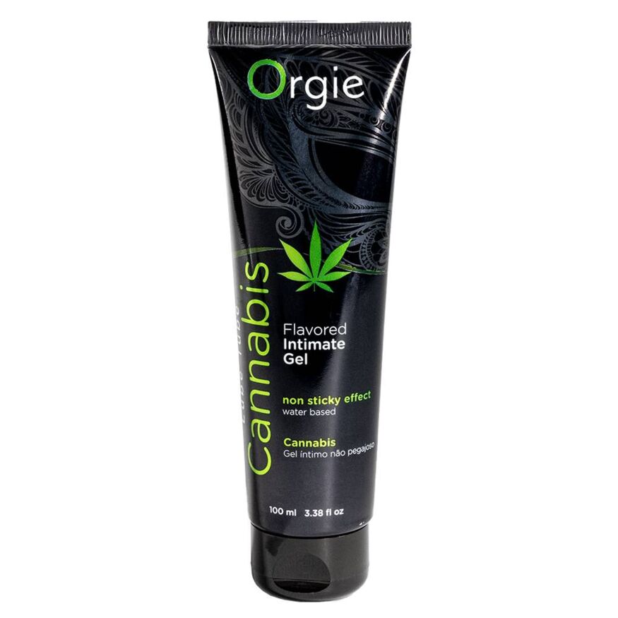 Їстівний лубрикант Orgie Flavored Intimate Gel зі смаком та ароматом каннабісу (коноплі), 100 мл