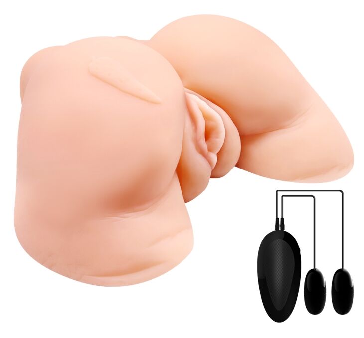 Мастурбатор с двойной вибрацией и двумя входами Crazy Bull - JULIE, BM-009104Z-1