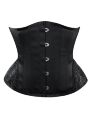 Корсет Star Night Corset с крючками и шнуровкой, черный, XL