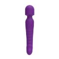 Двосторонній вібратор мікрофон Chisa Intimate Melody Pleasure Spreader Wand з підігрівом, фіолетовий