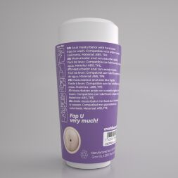 Портативний анальний мастурбатор CRUSHIOUS FAPPUCINO у вигляді стаканчика кави, з кришкою