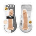 Фаллоимитатор SilexD Oscar Flesh (MODEL 2 size 9in), двухслойный, силикон+Silexpan, диаметр 5,4см (дефекты упаковки)