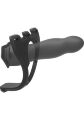 Страпон унисекс Doc Johnson Body Extensions - BE Daring, полая насадка (мятая упаковка!!!)