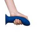 Двошаровий дилдо Adrien Lastic Hitsens 1 Blue, підходить для страпона, діаметр 4,5 см, довжина 17,7