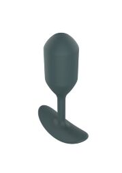 Анальная пробка Toy Joy Buttocks The Player Weighted утяжелённая, чёрная