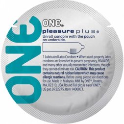 Презерватив One Pleasure plus