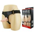 Страпон реалістичної форми з трусиками Baile Jessica Strap On, 10.5 см