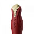 Вибромассажер с фрикциями и управлением со смартфона  ZALO KING, Wine Red