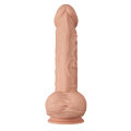 Реалістичний фалоімітатор з великою текстурованою мошонкою Beautiful Encounter Bergrisi Dildo Flesh
