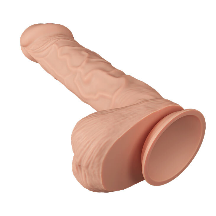 Реалістичний фалоімітатор з великою текстурованою мошонкою Beautiful Encounter Bergrisi Dildo Flesh