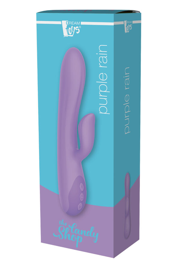 Вибратор кролик Dream Toys THE CANDY SHOP PURPLE RAIN        , Фиолетовый