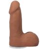 Фаллоимитатор небольшого размера Doc Johnson The Realistic Cock ULTRASKYN - 5 Inch with Balls Caramel