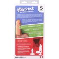 Фаллоимитатор небольшого размера Doc Johnson The Realistic Cock ULTRASKYN - 5 Inch with Balls Caramel