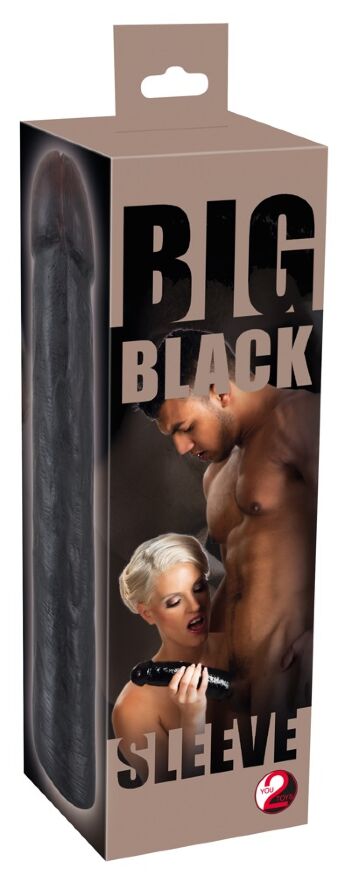 Велика насадка на пеніс Big Black Sleeve
