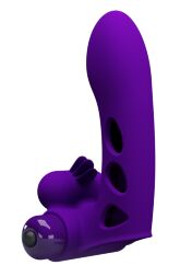 Клиторальный стимулятор на палец Pretty Love - Orlando Finger Violet, BI-014836-1