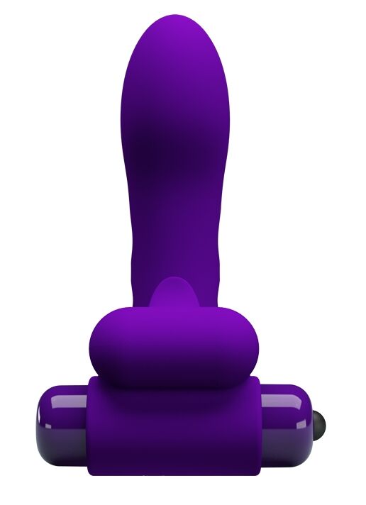 Кліторальний стимулятор на палець Pretty Love-Orlando Finger Violet, BI - 014836-1
