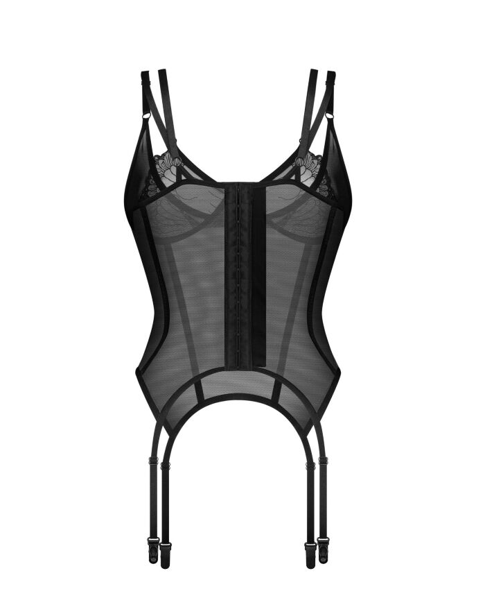 Корсет Obsessive Arrowel Black corset L/XL