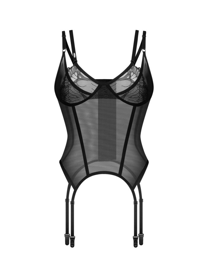 Корсет Obsessive Arrowel Black corset L/XL