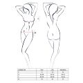Комплект белья CANNE SET black XXL/XXXL - Passion: лиф-бандо, пояс-юбочка, стринги