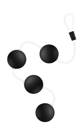 Анальні кульки Blush Anal Adventures Pleasure Balls-Black