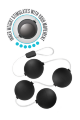 Анальные шарики Blush Anal Adventures Pleasure Balls - Black