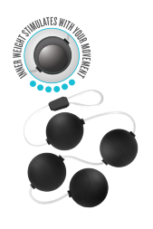Анальні кульки Blush Anal Adventures Pleasure Balls-Black